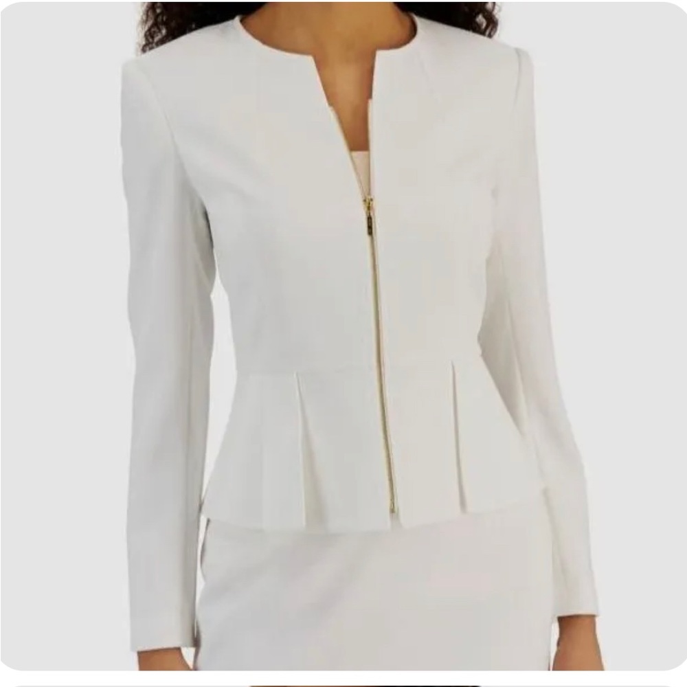 Tahari ASL Peplum Blazer